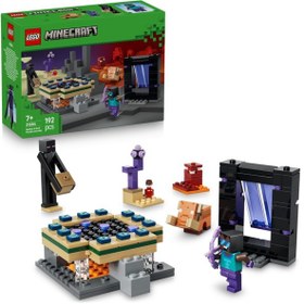 Resim LEGO® Minecraft® Nether ve End Geçidi Yolculuğu 21584 -7 Yaş ve Üzeri Çocuklar için Minifigür İçeren Oyuncak Yapım Seti(192 Parça) 