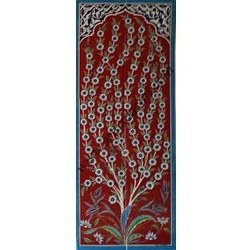 Resim Armada Çini 40x100 Cm ED 708 Hayat Ağacı El dekoru Çini Pano 