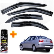 Resim Seat Cordoba Mügen Cam Rüzgarlığı 1998 - 2002 Arası 4 Lü Takım +500ml Lastik Parlatıcı 