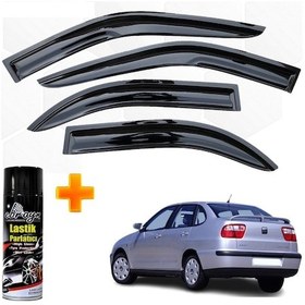 Resim Seat Cordoba Mügen Cam Rüzgarlığı 1998 - 2002 Arası 4 Lü Takım +500ml Lastik Parlatıcı 