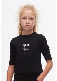 Resim Xo Kids Kız Çocuk Sweatshirt 8-14 Yaş 37321 Siyah 