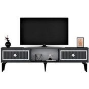 Resim 150 CM NİL TV SEHPASI (ALT MODÜL) ANTRASİT-GÜMÜŞ 