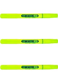 Resim Dong-a Jet Stick Slim Fosforlu Kalem Sarı 3 Lü Çok Renkli 