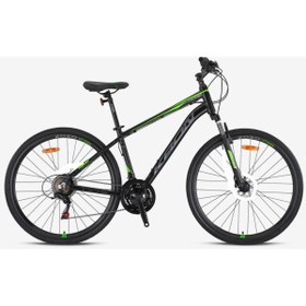 Resim Genel Markalar Tx 75 Trekking V-fren 28" Jant 17' Kadro 21 Vites Şehir Bisikleti Siyah Yeşil Gri 