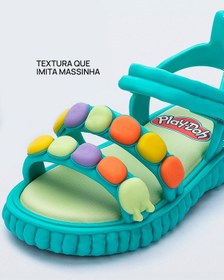 Resim Mini Melissa Create Kız Çocuk Renkli Sandalet Turkuaz 