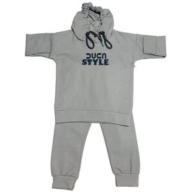 Resim Kapüşonlu Alt-üst Takım 20208 Gri 