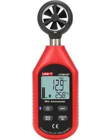 Resim Uni-T Ut363Bt Bluetooth Mini Dijital Rüzgar Ölçer Anemometre 