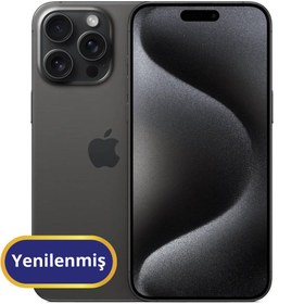 Resim Apple iPhone 15 Pro Yenilenmiş TR Garanti | 128 GB Siyah 