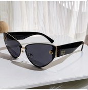 Resim Snapbuy 2025 New M Letter Cat Eye Sunglasses For Women Retro Trendy Model 90315whıte51gri Gri 