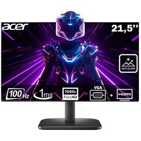 Resim Acer EK221Q 21.5'' 1ms 100HZ FHD (HDMI+VGA) Vesa Monitör UM.WE1EE.H01 