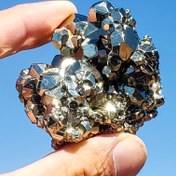 Resim 7Oz + 1 Çanta/1 Aaaa Sınıfı + Doğal Pirite Kristal Orijinal Blok - Düzensiz Bakırmin Örnek, Yüksek Kaliteli DIY Takı, Ev ve Bahçe Dekorasyonu, Benzersiz Kristal Dekorasyon, Mükemmel Tatil Hediyesi, Akvaryum Dekorasyonu 