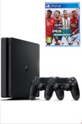 Resim Sony Playstation 4 Slim Kasa 500 Gb+yenilenmiş+2. Ps4 Kol + PES 2021 Cd si 