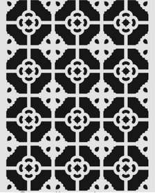 Resim Ardışık Desen Stencil Şablon 25X35 R-041 