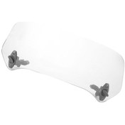 Resim Shineyee Motosiklet Evrensel 28cm Açık Plexi Cam Rüzgar Engelleyici, Rüzgar Tutanaklığı Azaltıcı, Konfigüre Edilebilir, Yüksek Dayanıklı Plastik, Kol Ve Menteşe İle Montaj Seti 