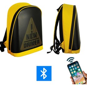 Resim Tastech Led Ekranlı Motorsiklet Çantası Bluetooth APP Kontrollü Okul Sırt Çantası Gift Yazı Resim Pixell 