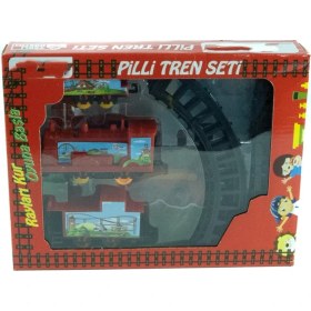 Resim Erzi Oyuncak Tren Klasik Mini Tren 11 Parça 
