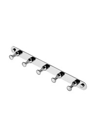 Resim Tema Ruby Banyo Askısı 5 Li Askılık Bornozluk Paslanmaz Krom 