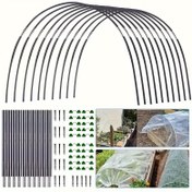 Resim 54 Adet Ayarlanabilir Fiberglas Bahçe Seraları Halkaları, 59.94cm-89.92cm - Dış Mekan Bitki Koruma için Çıkarılabilir Fide Kemer Destek Kazıkları, Tarımsal Kullanım için İdeal, Fide Koruma|Çıkarılabilir Bitki Kazıkları|Ayarlanabilir Bitki Destekleri, Fiberglas Bahçe Kazıkları 