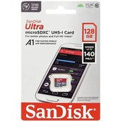 Resim Ultra 128 GB 140MB/s Micro SDXC UHS-I Hafıza Kartı SDSQUAB-128G-GN6MN Sandisk