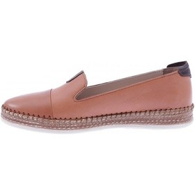 Resim Dgn P01-22y Bayan Strobelli Anatomıc Footwear Deri Ayakkabı P01-1512-R1755 Taba 