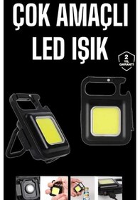Resim Led Işık Acil Durum Işığı Çok Fonksiyonlu Nrzsnt - 81 Mıknatıs Özelliği Çok Renkli 