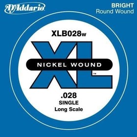 Resim Daddario XLB028W Bas Gitar Tek Tel | 0.028 İnç - XL Nickel Wound 