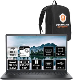 Resim Dell Vostro 3520 i5 1135G7 20GB RAM 256GB SSD 15.6'' FHD FDOS N2062PVNB3520 & PER4 ÇANTA 