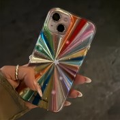 Resim Lüks Lazer Işıltılı Havai Fişek Gökkuşağı Renkli iPhone 15 14 13 12 11 Pro Max için Telefon Kılıfı, Glitter Yıldız Lens Koruma Yumuşak Kapak 
