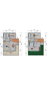 Resim Sismik Prefabrik 101 M2 Prefabrik Ev Çift Katlı 
