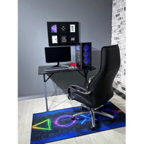 Resim Hey Modüler Mobilya Heygaming2 Profesyonel Oyuncu Masa Siyah 110 cm 