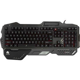 Resim Chief Siyah USB Gaming US Layout Multimedia Klavye 