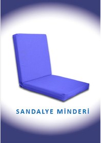Resim Dekosoy Sandalye Minderi 90cmx45cm Saxmavi 
