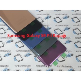 Resim Samsung Galaxy S9 Arka Pil Batarya Kapağı (Cam) (263123496) 