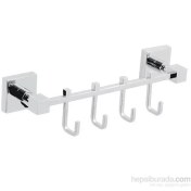 Resim Saray Pirinç 4' Lü Askılık Alegra 