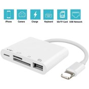 Resim Ally Mobile 4in1 Iphone,ipad Lightning To Tf,sd Card Usb Kamera Adaptörü Nk108l 