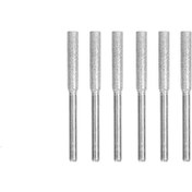 Resim Aubyhe Titanyum Kaplı Zırh Kumu Taşlama Ucu 4.8mm 6 Adet - Motorlu Testere Zincirini Keskinleştirir, Dayanıklı Ve Yüksek Sıcaklığa Dayanır 
