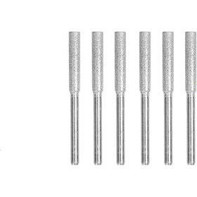 Resim Aubyhe Titanyum Kaplı Zırh Kumu Taşlama Ucu 4.8mm 6 Adet - Motorlu Testere Zincirini Keskinleştirir, Dayanıklı Ve Yüksek Sıcaklığa Dayanır 