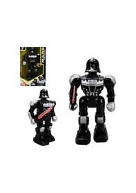 Resim Süper Robot Mars Sesli Ve Işıklı Siyah Renk 24 Cm 