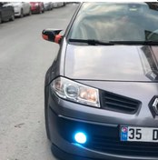 Resim Sts Oto Aksesuar Megane 2 2002-2009 Uyumlu Batman Yarasa Ayna Kapağı Piano Black Abs Plastik (01) 