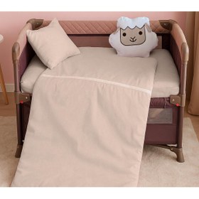 Resim Kujju Pamuklu Oyun Parkı Uyku Seti - Kahverengi - Kahverengi / Standart 
