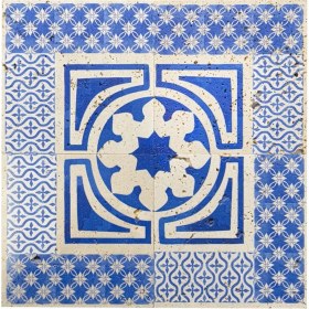 Resim Mavi Çini Traverten Nihale 