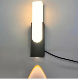 Resim Cata Ct-7067 Hawai Led Aplik 10w Günışığı Dış Mekan Siyah 