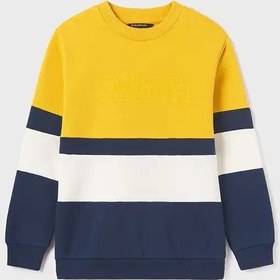 Resim Mayoral Erkek Çocuk Sweatshirt Sarı - 10 Yaş 