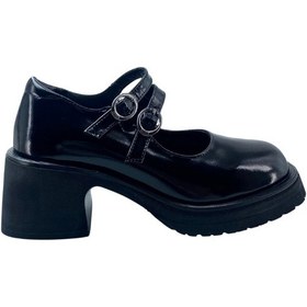 Resim Albini 26100976r Rugan Topuklu Kadın Ayakkabı Siyah 