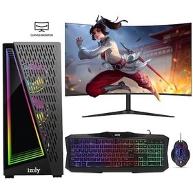 Resim İzoly Spectre X ST999366 i5-4590 16 GB 256 GB RX580 24" Dos Masaüstü Oyuncu Bilgisayarı 