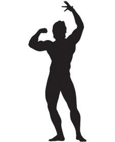 Resim Body Gym Folyo Sticker Derstv1091 200cm Uzunluk Siyah 