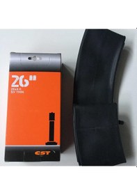 Resim Cst İç Lastik 26x4.0 Sv Motor Sibop Bisiklet Fat Bike İç Lastiği 