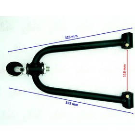 Resim Genel Markalar Atv 200 Jackal-X Sağ Üst Salıncak Siyah Orj 