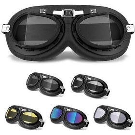Resim Motosiklet Gözlükleri Motokros Kask Lens Gözlükler Arazi Atv Mtb Kaymaz Rüzgar Geçirmez Açık Hava Bisiklet Yarış Retro Gözlükler316 Renk 
