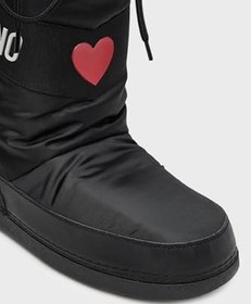 Resim Love Moschino Suya Dayanıklı Logolu Büzgülü Kar Botu Bayan KAR BOTU JA24032G1HISA000 